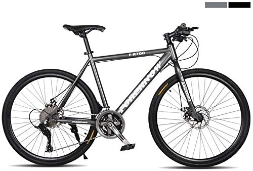 Mountain Bike : Senior Rider- City Road Bike, 24 / 26 Inch Mountain Bike 21-Speed Commuter Car, For Men And Women Student Bicycle, Suitable For Various Road Conditions, Free Wall-mounted Hook 2 PCS