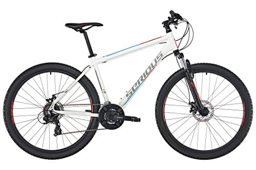 Mountain Bike : SERIOUS Rockville MTB Hardtail 27, 5" Disc white Frame Size 42cm 2018 hardtail bike