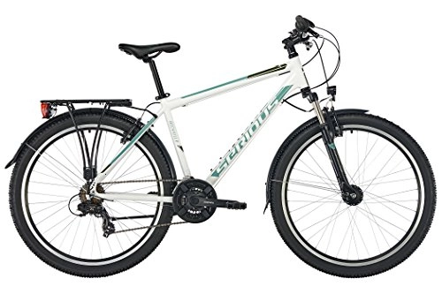 Mountain Bike : SERIOUS Rockville Street MTB Hardtail 27, 5" white / teal Frame Size 38cm 2018 hardtail bike