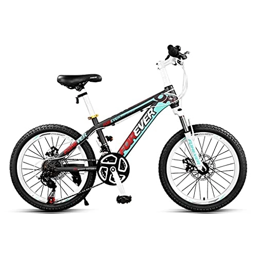 Mountain Bike : SilteD 24 Speed Mountain Bikes, 22'' Children's Road Bikes with Front and Rear Double Disc Brakes, for 140-165cm Boys and Girls (Color : Gray)