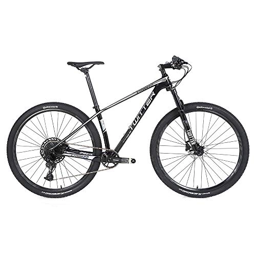 Mountain Bike : Special 27-Speed Brake Level off-Road Carbon Fiber Mountain Bike Mountain Bike carbon bike bicyclesbiking bicycles-Black and Silver_29x17