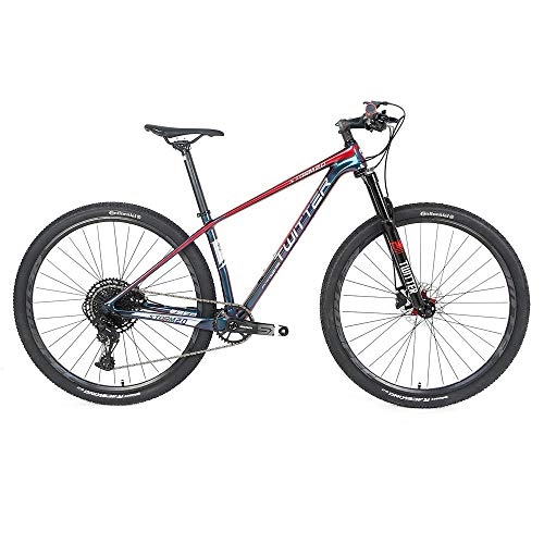 Mountain Bike : Special 27-Speed Brake Level off-Road Carbon Fiber Mountain Bike Mountain Bike carbon bike bicyclesbiking bicycles-Color Red Label_27.5x17