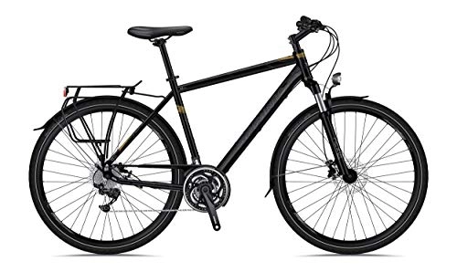 Mountain Bike : SPRINT ADVENTURE MAN 28" City Bike Comfort Bike Frame 21'' Black Matt