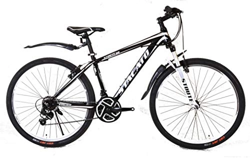 Mountain Bike : Stacato Unisex-Youth Mountain Bike / Bicycles 26'' Wheel 21 Speeds Shimano, Black Gold, 26