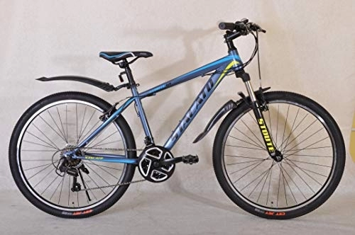 Mountain Bike : Staccato 26'' wheel mountain bike with 21 Shimano speeds and warrant (Blue)