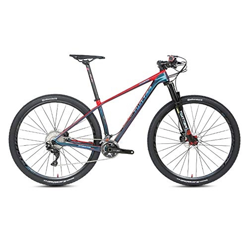 Mountain Bike : STRIKERpro mountain bike 27.5 / 29 inch wheelset carbon fiber mountain bike 22 / 33 speed barrel shaft gas fork 15 / 17 / 19 inch frame red, 33speed, 2919