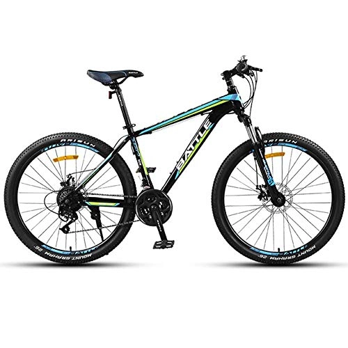 Mountain Bike : Stylish 26 Inch, Mountain Bike, 24 Speed, Front Suspension Shiftable Lightweight Aluminum Alloy Frame, #C
