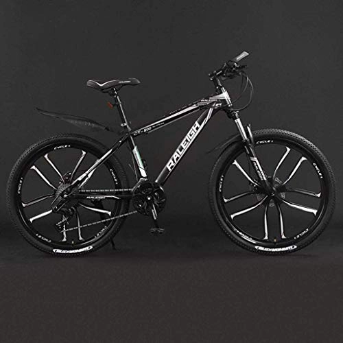 Mountain Bike : SXXYTCWL 26 inch Mountain Bike Bicycle, Aluminum Alloy Frame, Double Disc Brake, 21 / 24 / 27 / 30 Speed, 10 Cutter Wheel 6-20, 30 jianyou