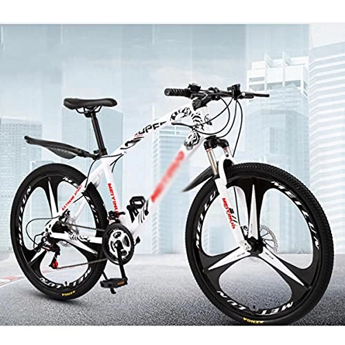 Mountain Bike : T-Day Mountain Bike 26 Inch Mountain Bike 21 / 24 / 27 Speed MTB Bicycle Urban Commuter City Bicycle With Suspension Fork And Dual-Disc Brake For Men And Women(Size:21 Speed, Color:Black)