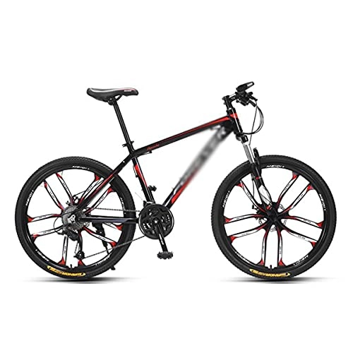 Mountain Bike : T-Day Mountain Bike 26 Inches Mountain Bike 27 Speeds Dual Disc Brake MTB Bike For Men Woman Adult And Teens(Size:27 Speed, Color:Red)