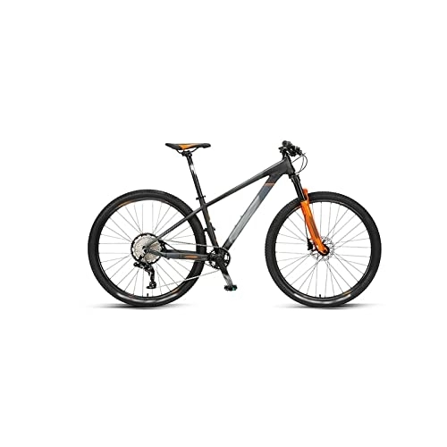 Mountain Bike : TABKER Road Bike Mountain Bike Big Wheel Racing Oil Disc Brake Variable Speed Off-road Men's And Women's Bicycles (Color : Orange, Size : Small)