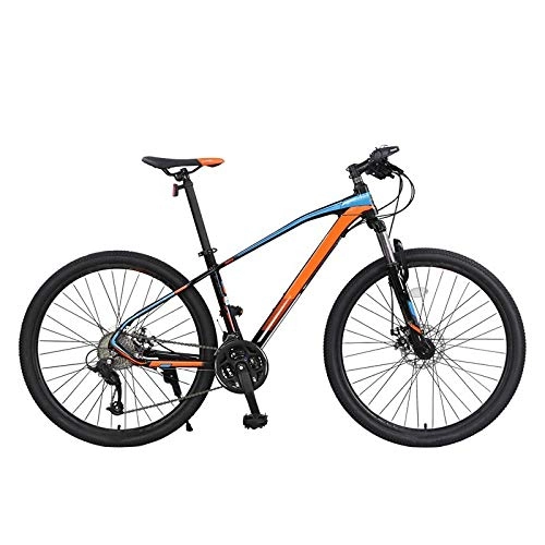 Mountain Bike : THENAGD Mountain Bike, Female Students Men Ride Light Off-Road Racing Bicycle Teenagers At Work 24 speed 26-inch red and blue line disc