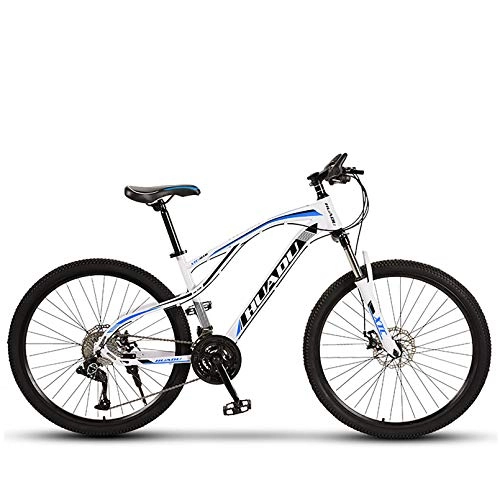 Mountain Bike : Ti-Fa Bike, Outdoor Cross-Country Shock Absorber Boy / Girl 24'' 26'' Mountain Bike, High Carbon Steel 21 / 24 / 27 / 30 Variable Speed Bicycles, Mountain Bike Adult Men And Women Students, 26 inch, 21 speed