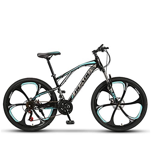 Mountain Bike : Ti-Fa Bike, Outdoor Cross-Country Shock Absorber Boy / Girl 24'' 26'' Mountain Bike, High Carbon Steel 21 / 24 / 27 / 30 Variable Speed Bicycles, Mountain Bike Adult Men And Women Students, 26 inch, 24 speed