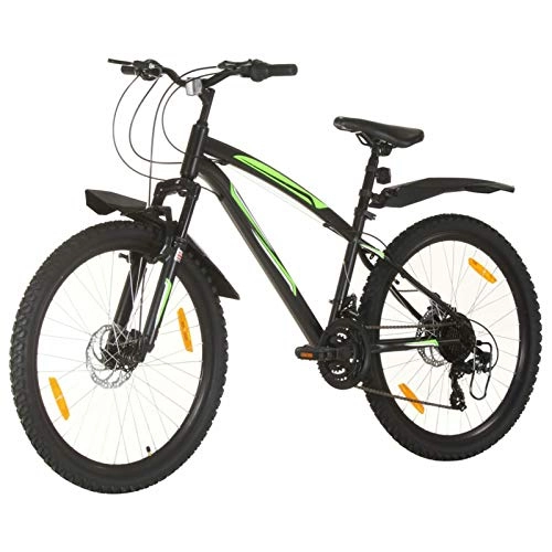 Mountain Bike : Tidyard Mountain Bike Road Bike Bicycle 21Speed 26 inch Wheel 46 cm Black