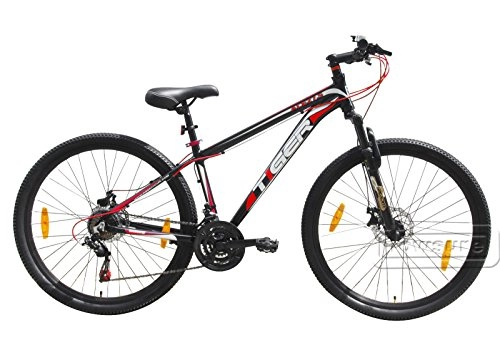 Mountain Bike : Tiger Ace 650B 21-Speed Disc MTB - Red 21