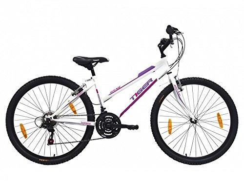 Mountain Bike : Tiger Mirage Ladies Mountain Bike - Shimano 18-Speed Gears MTB Leisure Bicycle