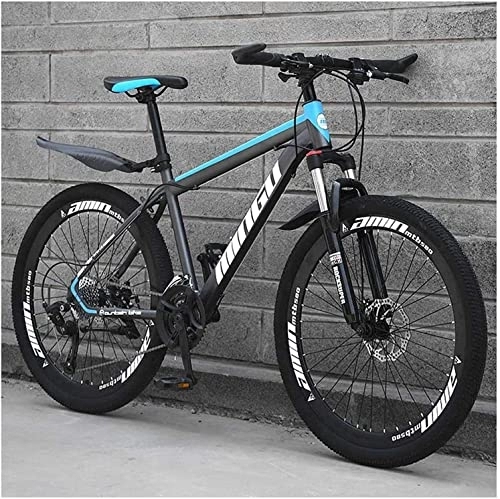 Mountain Bike : TONATO Mountain Bike 26 Inches for Adult Men Women Students with Variable Speed Cross Country Shock Absorbing Bike, Disc Brakes Wheel, A, 24speed