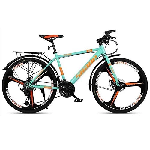 Mountain Bike : TOOLS Off-road Bike MTB Bicycle Road Bicycles Mountain Bike Adult Adjustable Speed For Men And Women 26in Wheels Double Disc Brake (Color : Blue, Size : 24 speed)
