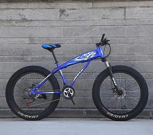 Mountain Bike : TXX Snow Bike 26 / 24-Inch Mountain Bike Wheels, Bis Disc Shift, Outdoor Off-Road ATV Snowmobile / Blue / 27 Speed / 26 inches