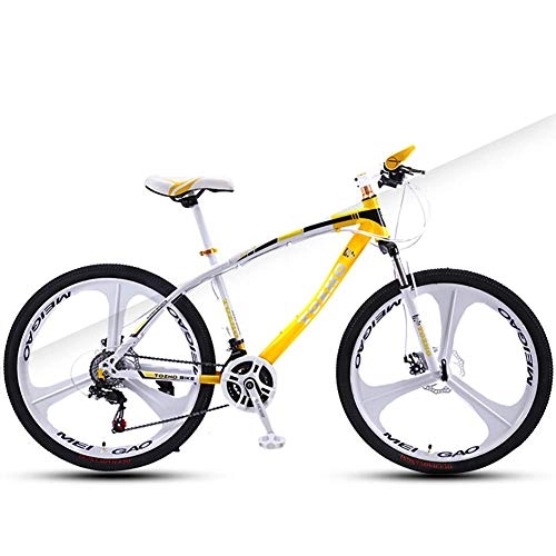 Mountain Bike : TYPO Kids Bike, Mountain Bike, Dual Disc Brake Speed Boys And Girls Bicycle, 24 Inch Youth Cycling Adult Male And Female Variable Speed Shock Absorption Young Cycling Students High Carbon Steel F