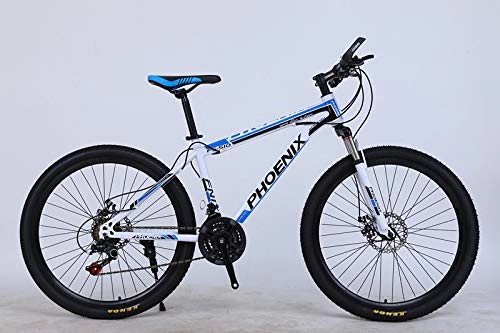 Mountain Bike : UR MAX BEAUTY 26 Inch Mountain Bike, 21 Speed Hardtail MTB Bicycle, Aluminum Alloy Frame Front and Rear Hydraulic Double Disc Brakes Bicycle Unisex, a