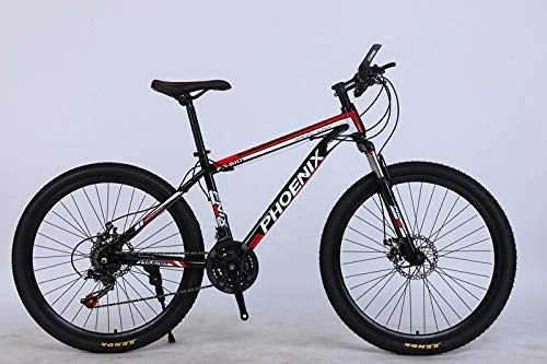 Mountain Bike : UR MAX BEAUTY 26 Inch Mountain Bike, 21 Speed Hardtail MTB Bicycle, Aluminum Alloy Frame Front and Rear Hydraulic Double Disc Brakes Bicycle Unisex, d
