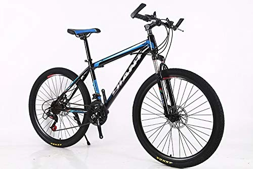 Mountain Bike : UR MAX BEAUTY Lightweight 21-Speed Mountain Bike 24 / 26 Inches MTB Bike High-Carbon Steel Frame, Double Shock-Absorbing Racing, c, 24 inches