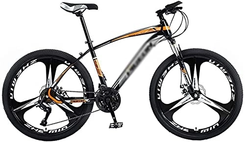 Mountain Bike : UYHF 26-Inch Adult Mountain Bike, Road Bikes 21 / 24 / 27 / 30 Speed Student Bicycle High Carbon Steel Frame Double Shock-absorbing Bicycle D-30 Speed