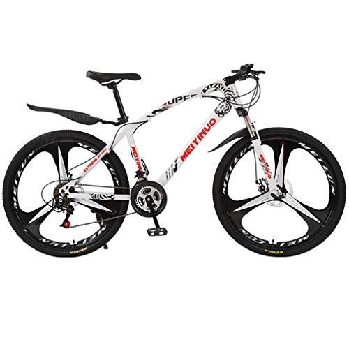 Mountain Bike : WEIWEI 26 Inches Mountain Bike, Portable Shock Absorber Speeds Shift Student bikes, Dual Disc Brakes High Carbon Steel Outdoor Cycling Bicycle Bike