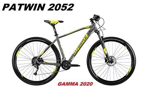 Mountain Bike : WHISTLE 2052 Bicycle Wheel 29 Shimano ALIVIO 18 V SUNTOUR XCM RL Range 2020, ANTHRACITE NEON YELLOW MATT, 48 CM - M