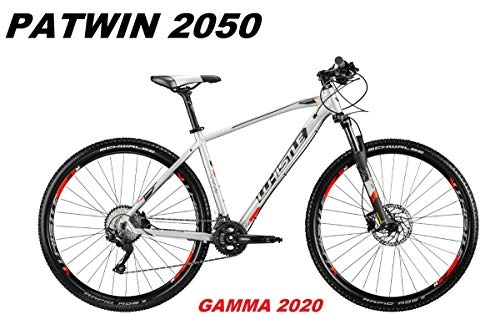 Mountain Bike : WHISTLE Bike Patwin 2050 Wheel 29 Shimano DEORE 20V SUNTOUR XCM RL Range 2020, ULTRALIGHT NEON RED MATT, 53 CM - L