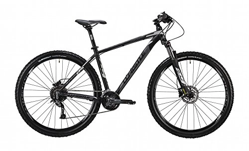 Mountain Bike : WHISTLE Mountain Bike Hardtail Toploader 29"Front Patwin 1832, 27Speed, Anthracite-matt black, size M 19" (170-185cm)