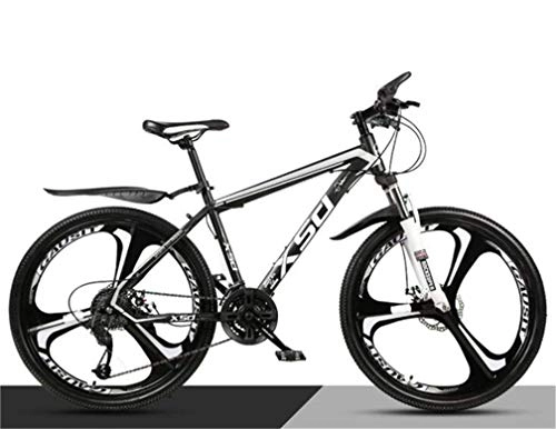 Mountain Bike : WJSW High Carbon Steel Unisex Bicycle, 26 Inch Mountain Bike For Adults Commuter City Hardtail Bike (Color : D, Size : 21 speed)