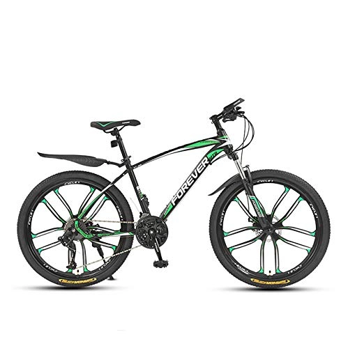 Mountain Bike : WLWLEO 24 Inch Mountain Bike Bicycle Professional 21 Speed Variable Speed Bicycle Hard Tail Mountain Bicycle 150kg Load All Terrain MTB for Mens Women Teenage, D, 24" 27 speed