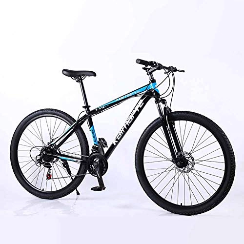 Mountain Bike : XER Hardtail Mountain Bike Dual Suspension Mens Bike Shimano 21 Speeds 29inch Aluminum Frame Bicycle Disc Brakes, Blue