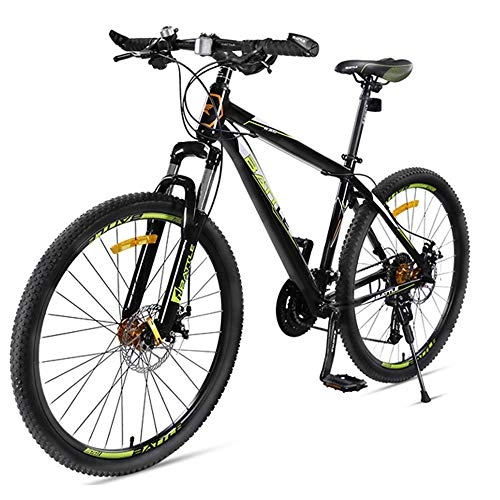 Mountain Bike : XMIMI Mountain Bike Bicycle Aluminum Frame Palin Drums Shock Absorber Front Fork Men and Women Student-Style Cross-Country Bicycle 26 Inch 27 Speed