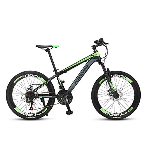 Mountain Bike : XMIMI Mountain Bike Youth Student Variable Speed Shock Disc Brakes Bicycle Racing 24 Inch 24 Speed