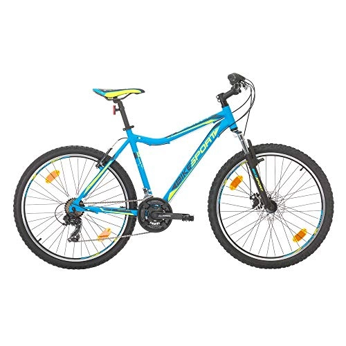 Mountain Bike : Xplorer Mountain Bike SPORTY 26 inch, for Adults, with Front Power Disc and Rear Power Alloy V Brakes