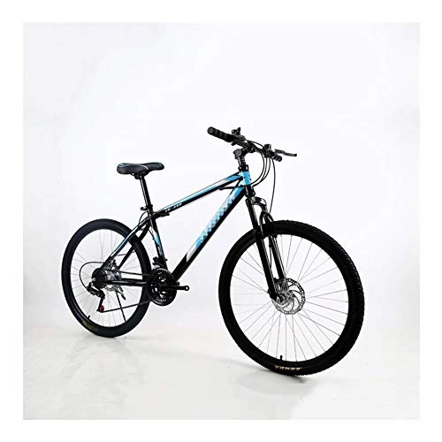 Mountain Bike : XXY Mountain Bike Disc Brake V Brake Student Car High Carbon Steel Frame Variable Speed Bike Used for Work Short Trips 26 Inch (Color : D, Size : 26 INCH)