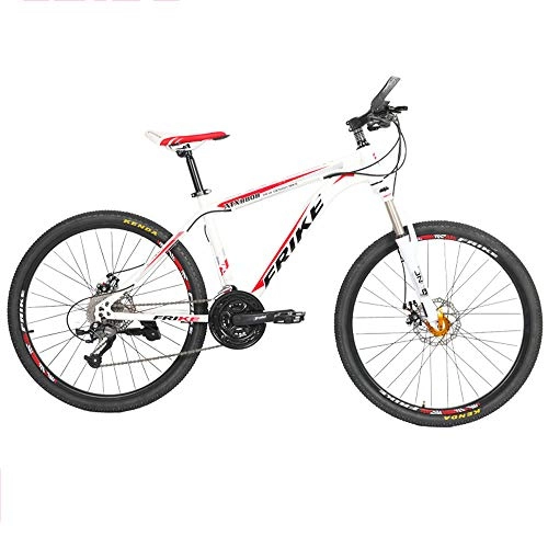 Mountain Bike : XYSQWZ Adult Mountain Bikes for Men, Men's Mountain Bike, 26-inch Single-speed Adult Male Dual Disc Brake Shock Absorption