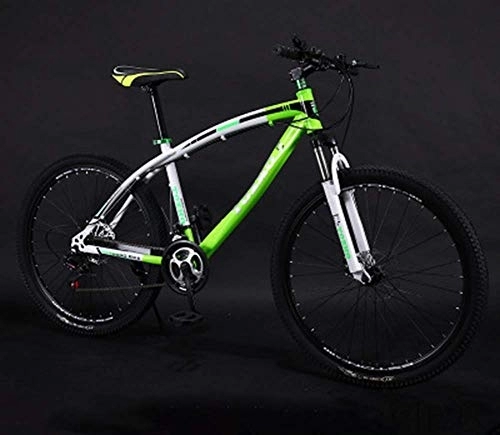 Mountain Bike : XYSQWZ Mountain Bike Bicycle Double Disc Brake Speed Road Male And Female Students 21 24 Inch