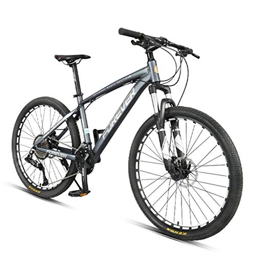 Mountain Bike : XZBYX Mountain Bike Male Variable Speed Off-Road Ultra-Light 36-Speed Adult Bicycle Racing Double Disc Brakes, Rim Diameter 26 Inches (170 * 95 * 70CM)