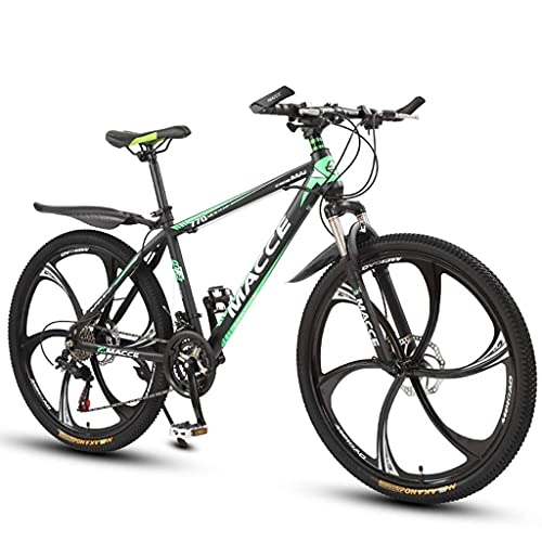 Mountain Bike : Y DWAYNE Youth / Adult Mountain Bike, Mountain Bike Bicycle Hard Tail, 26 Inches 27-Speed, Multiple Colors, Green