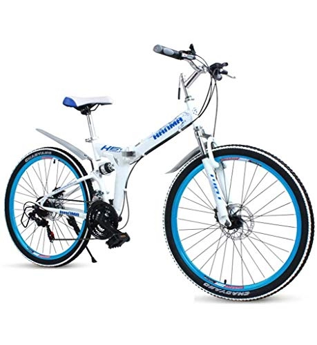 Mountain Bike : Y&XF 26 Inch Mountain Bikes, Men's Dual Disc Brake Hardtail Mountain Bike, Bicycle Adjustable Seat, High-Carbon Steel Frame, Unisex, C, 21 speed