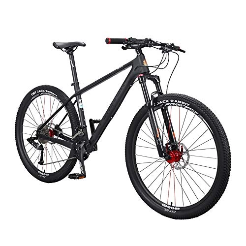 Mountain Bike : YDYG Mountain Bike, 27.5 Inch, 27 Speed / 36 Speed Carbon Brazing Adult Mountain Trail Bike, All Terrain Exercise Bicycle Outroad Outroad Birthday Gift, Black 36 Speed