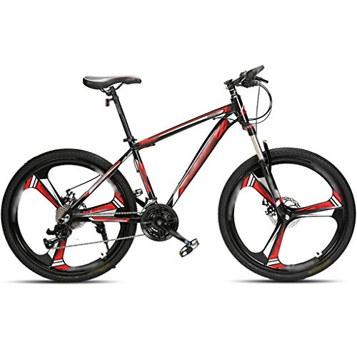 Mountain Bike : YHRJ Mountain Bike Cross Country Road Bicycles Men And Women Riding, Shock-absorbing Outdoor MTB, 26 Inch / 30 Spd, Dual Mechanical Disc Brakes, Front Fork Can Be Locked