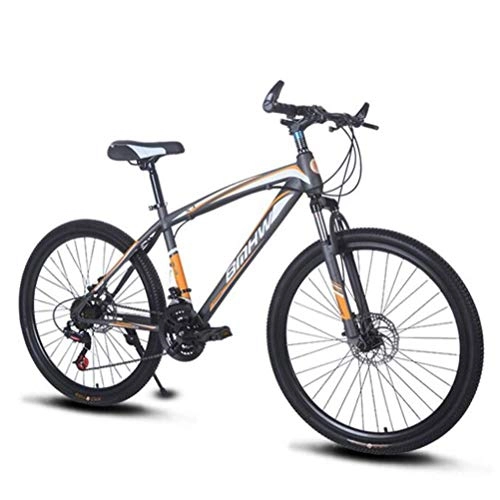 Mountain Bike : YOUSR Steel Frame 26 Inch Mens MTB, Commuter City Hardtail Bicycle Unisex 21 Speed Mountain Bike B