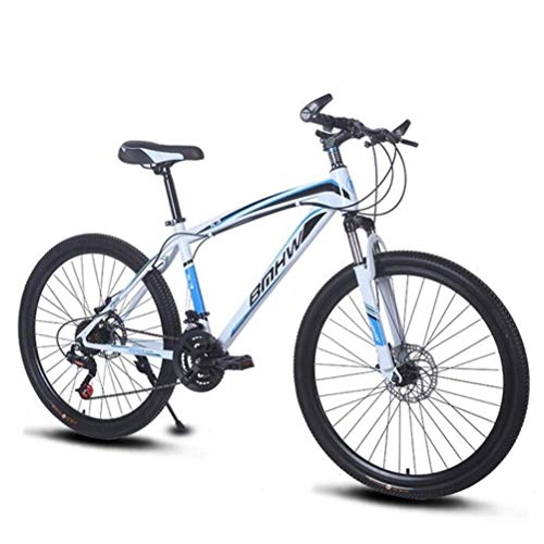 Mountain Bike : YOUSR Steel Frame 26 Inch Mens MTB, Commuter City Hardtail Bicycle Unisex 21 Speed Mountain Bike C