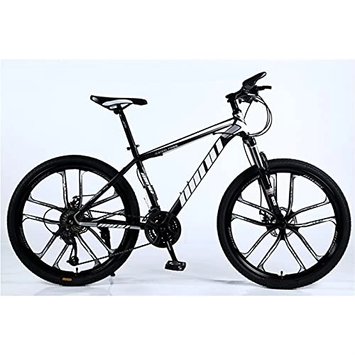 Mountain Bike : Youth / Adult 21-speed 3 Cutter Wheel Multifunctional Mountain Bike, Front Suspension Of Mountain Cross-country Bike, Multiple Colors, Anti-slip Resin Pedals, High-carbon Steel Frame, for Men For Youth